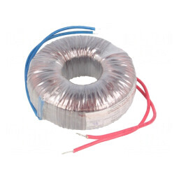 Transformator toroidal 100VA 230V 55V 1.81A cu cabluri | Electronic-mag.ro | Componente Electronice