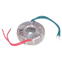 Transformator toroidal 100VA 230V 9V 11.1A cabluri | Electronic-mag.ro | Componente Electronice