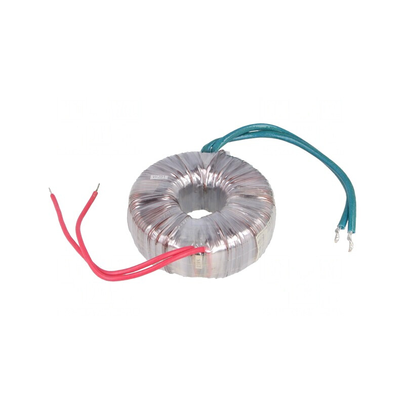 Transformator toroidal 100VA 230V 9V 11.1A cabluri | Electronic-mag.ro | Componente Electronice