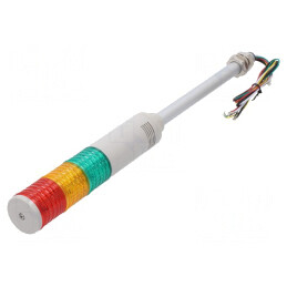 Coloană de Semnalizare LED Roșu/Ambră/Verde | Electronic-mag.ro | Componente Electronice