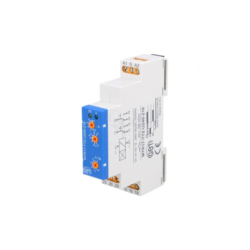 Timer Programabil 10s-1h SPDT 250VAC/16A 12-240V | Electronic-mag.ro | Componente Electronice