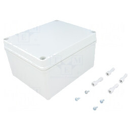 Carcasă Universală Gri 140x170x95mm PICCOLO IK08 | Electronic-mag.ro | Componente Electronice