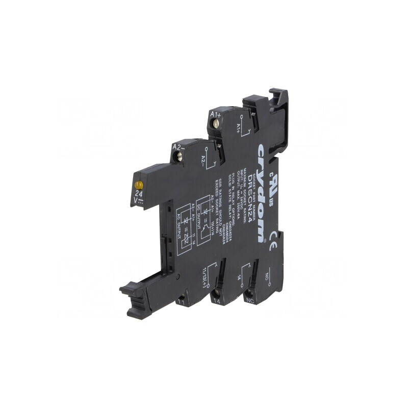 Stativ Relee Ucom 15-30VDC pentru Șină DIN | Electronic-mag.ro | Componente Electronice