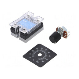 Releu Semiconductor 75A 1-Fazat 24-280VAC | Electronic-mag.ro | Componente Electronice