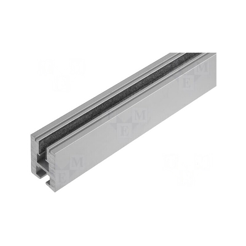 Profi Profil Aluminiu Plat pentru Module LED Transparent 2m | Electronic-mag.ro | Componente Electronice