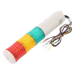 Coloană de Semnalizare LED Roșu/Ambră/Verde | Electronic-mag.ro | Componente Electronice