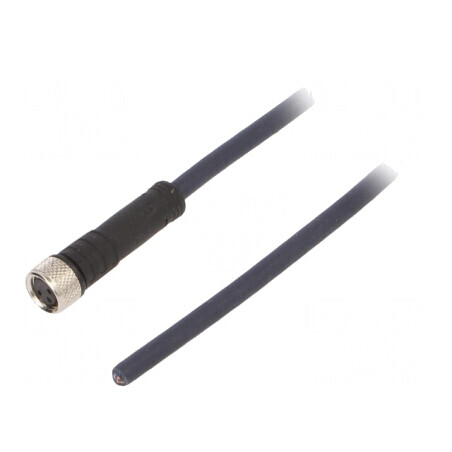 Cablu de Conectare M8 PIN 3 Drept 10m 60VAC 4A IP69K | Electronic-mag.ro | Componente Electronice