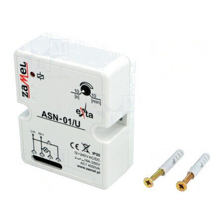 Automat de scară pentru perete, 12-240V, IP20, ASN-01/U | Electronic-mag.ro | Componente Electronice