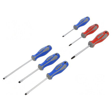 Set Șurubelnițe Phillips și Plată, 6 Bucăți | Electronic-mag.ro | Componente Electronice