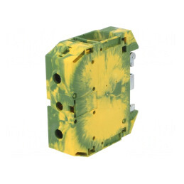 Conector șine galben-verde 35-120mm2 2 borne