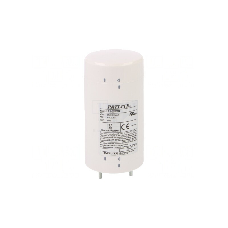 Bază Albă pentru Semnalizatoare 24VDC IP65 LR5 | Electronic-mag.ro | Componente Electronice