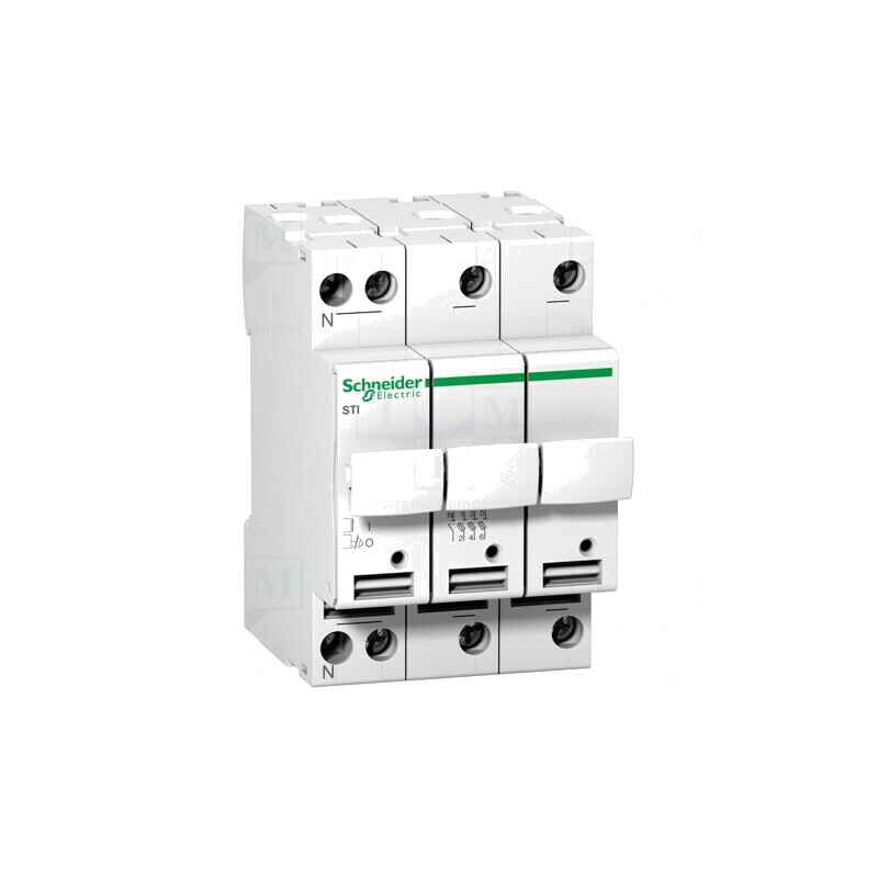 Separator cu fuzibil 4 500VAC pentru șină DIN | Electronic-mag.ro | Componente Electronice
