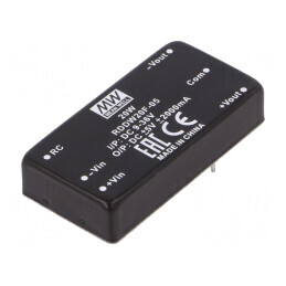 Convertor DC/DC 20W 9-36V la 5V și -5V | Electronic-mag.ro | Componente Electronice