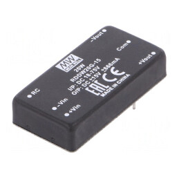 Convertor DC/DC 20W 18-75V la ±15V | Electronic-mag.ro | Componente Electronice