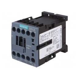 Contactor 3-polar NO 24VDC 12A 690V cu 3 contacte auxiliare NC | Electronic-mag.ro | Componente Electronice