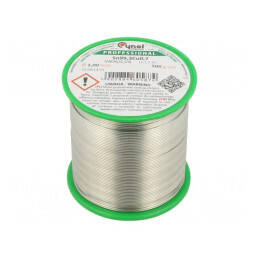Sârmă de lipit fără plumb 1mm 500g 227°C | Electronic-mag.ro | Componente Electronice