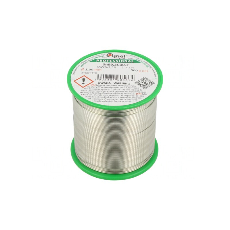 Sârmă de lipit fără plumb 1mm 500g 227°C | Electronic-mag.ro | Componente Electronice Sârmă de lipit fără plumb 1mm 500g 227°C | Electronic-mag.ro | Componente Electronice