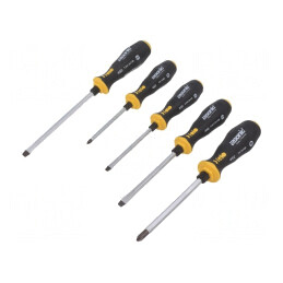 Kit șurubelnițe Phillips și plate ERGONIC 5 buc. | Electronic-mag.ro | Componente Electronice
