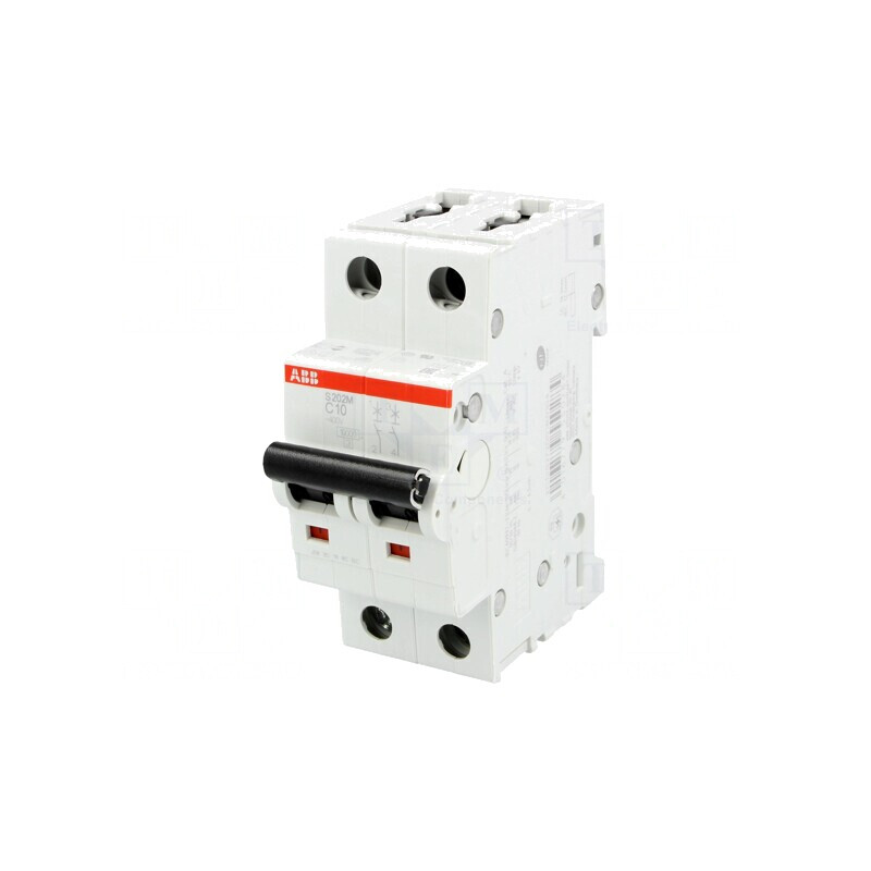 Întrerupător de Supracurent 400VAC 10A 2 Poli C | Electronic-mag.ro | Componente Electronice