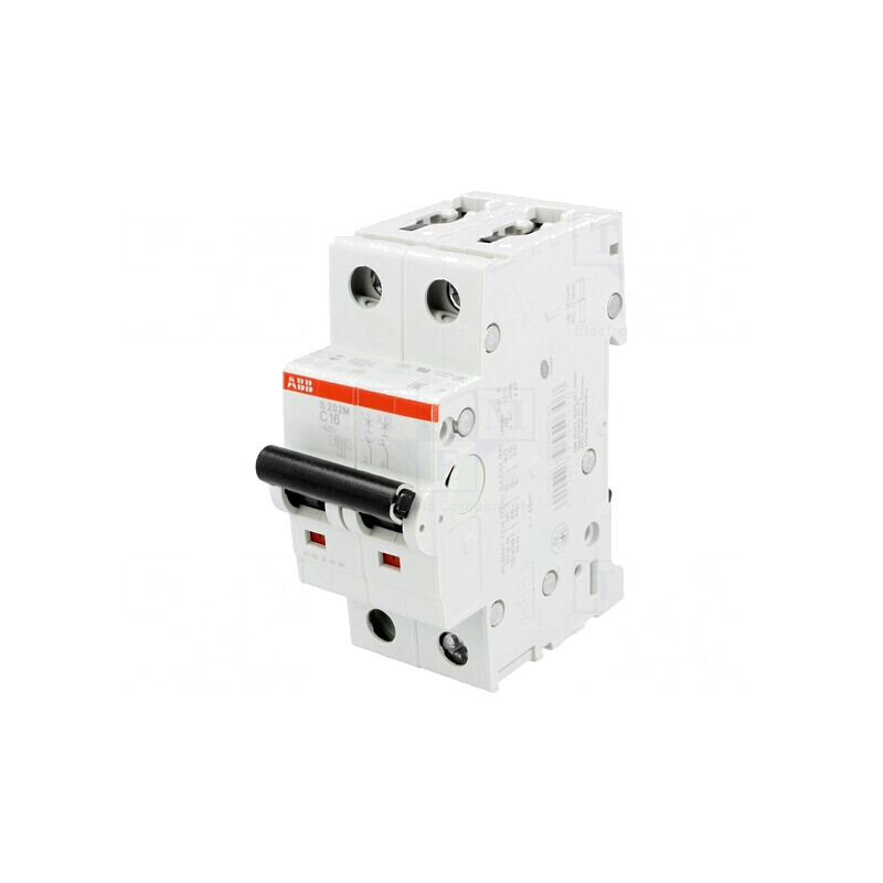 Întrerupător de Supracurent 16A 2 Poli 400VAC | Electronic-mag.ro | Componente Electronice
