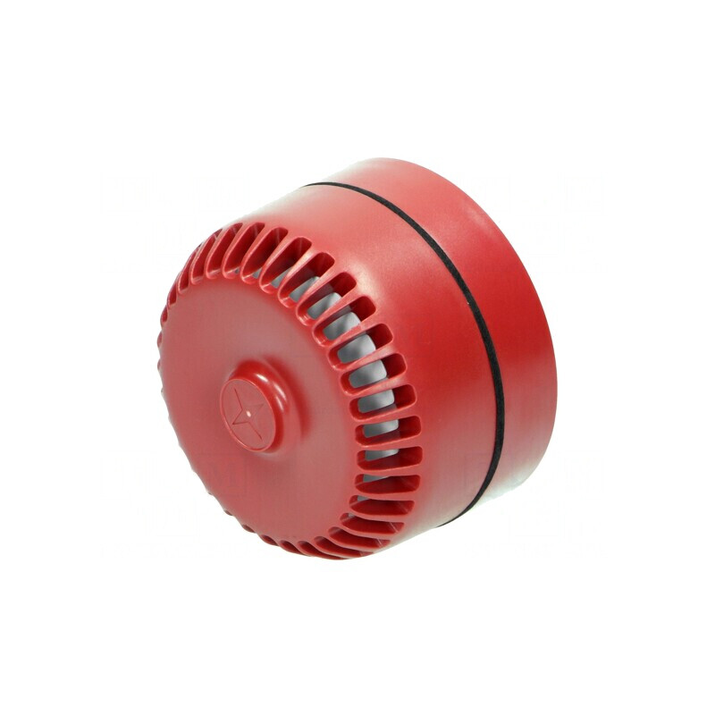 Sirena Acustică 9-28VDC 102dB Roșie IP54 | Electronic-mag.ro | Componente Electronice