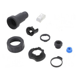Conector RJ45 Mufă 8 Pin Aurit PX0834/A | Electronic-mag.ro | Componente Electronice