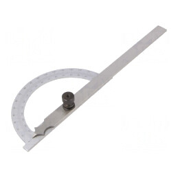 Raportor 0-180° 200mm Franceză | Electronic-mag.ro | Componente Electronice
