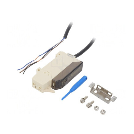 Amplificator fibră optică PNP cu cablu 2m | Electronic-mag.ro | Componente Electronice