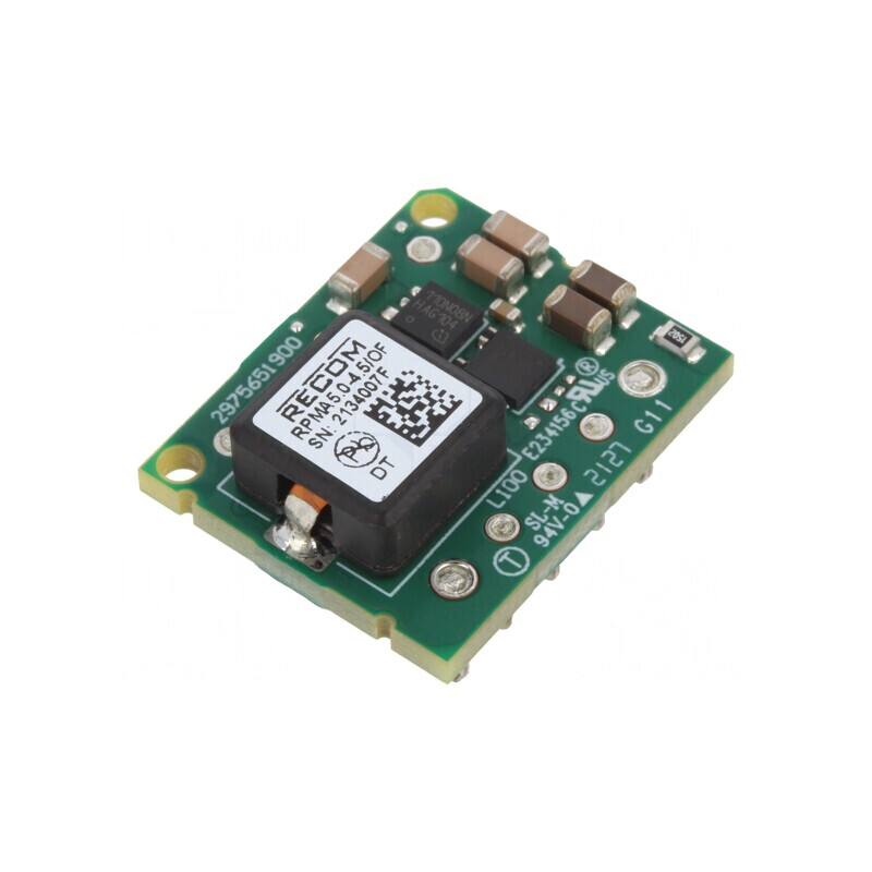 Convertor DC/DC 9-53V la 5-30V 4.5A THT RPMA5.0-4.5/OF | Electronic-mag.ro | Componente Electronice