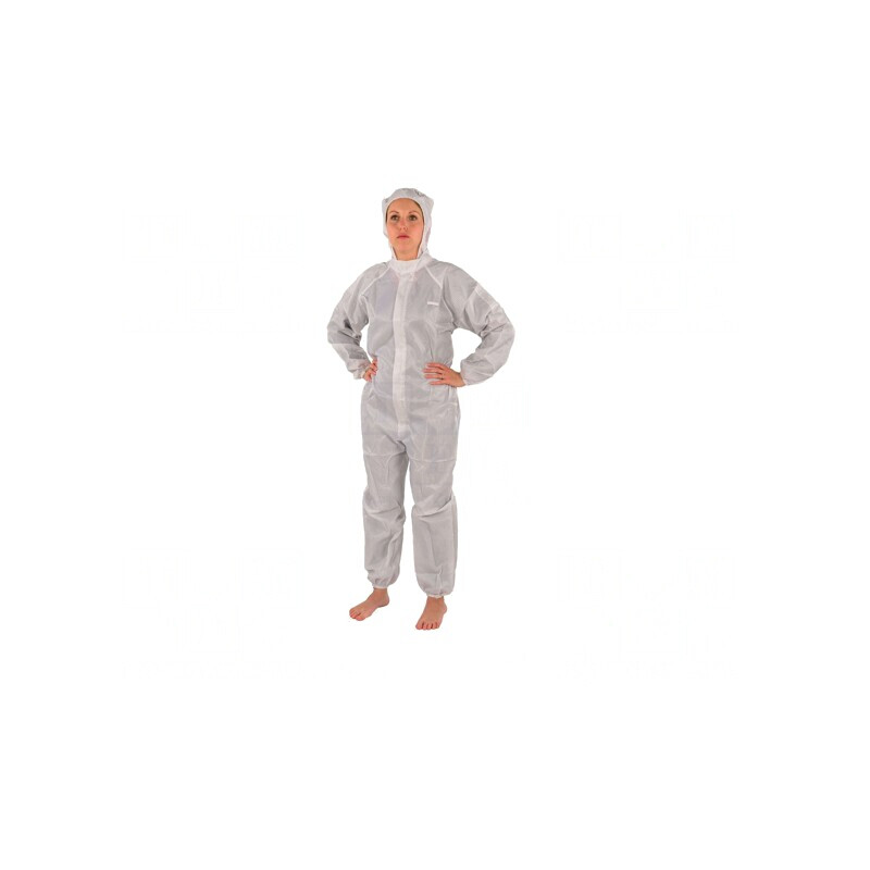 Halat ESD Alb, M, Antistatic | Electronic-mag.ro | Componente Electronice