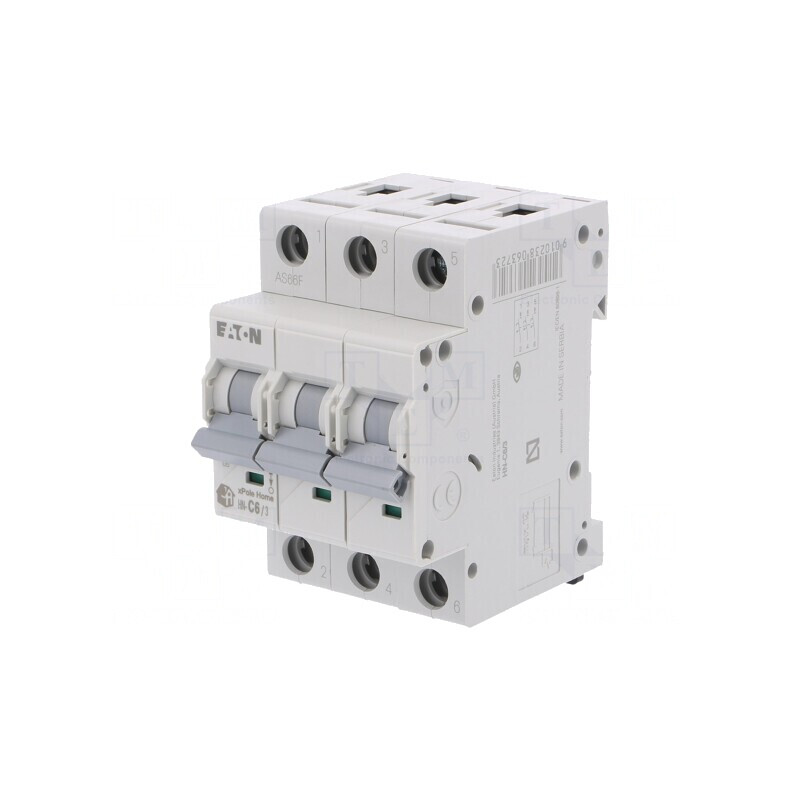 Întrerupător Supracurent 6A 3P 230/400VAC | Electronic-mag.ro | Componente Electronice