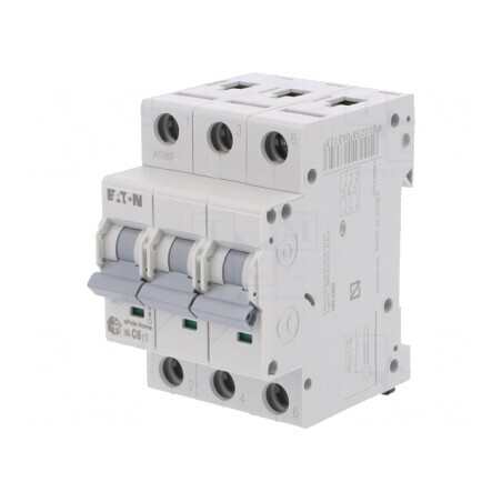 Întrerupător Supracurent 6A 3P 230/400VAC | Electronic-mag.ro | Componente Electronice
