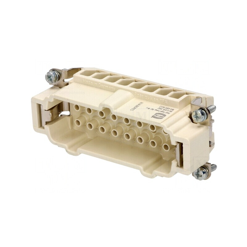 Conector HDC Han E® High Temp 16B Tată 16 PIN-uri | Electronic-mag.ro | Componente Electronice