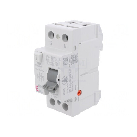 Întrerupător diferenţial 16A 30mA 2P 230V/400V | Electronic-mag.ro | Componente Electronice