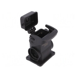 Carcasă pentru conectori HDC Han-Eco B 6B drept | Electronic-mag.ro | Componente Electronice