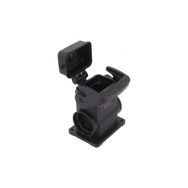 Carcasă pentru conectori HDC Han-Eco B 6B drept | Electronic-mag.ro | Componente Electronice