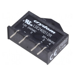 Releu Semiconductor 1-Fazat 12A 24-280VAC | Electronic-mag.ro | Componente Electronice