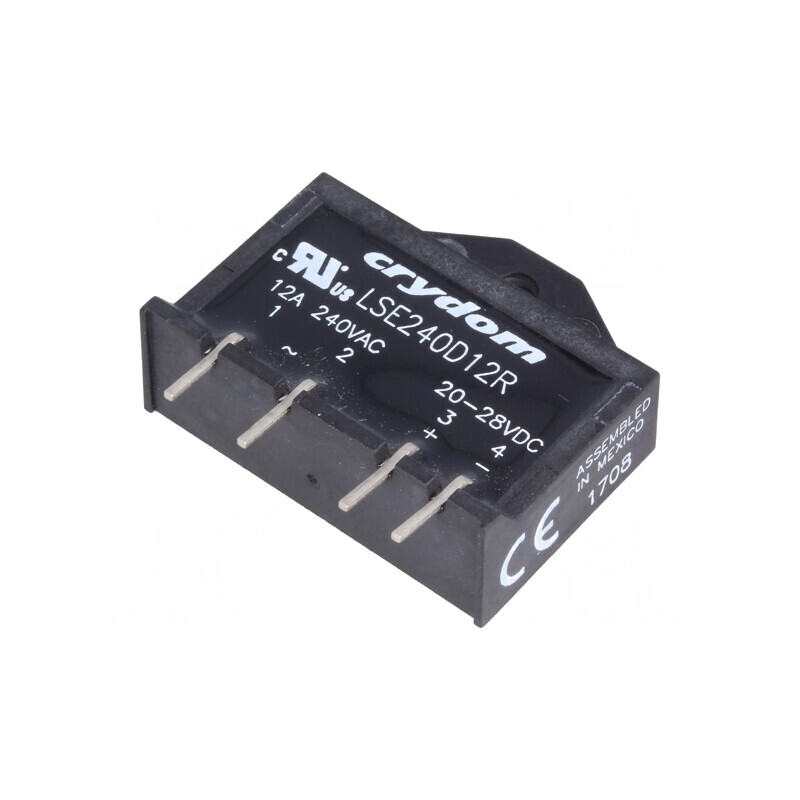 Releu Semiconductor 1-Fazat 12A 24-280VAC | Electronic-mag.ro | Componente Electronice Releu Semiconductor 1-Fazat 12A 24-280VAC | Electronic-mag.ro | Componente Electronice