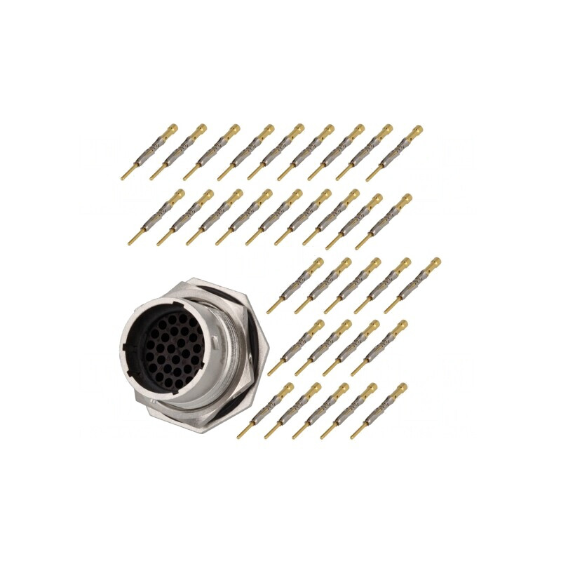 Conector circular RT360, mufă tată crimpat PIN 32 7,5A | Electronic-mag.ro | Componente Electronice