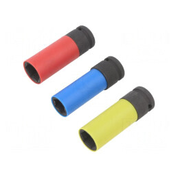 Set Chei Tubulare Hexagonale cu Impact, 3 Bucăți, Oțel | Electronic-mag.ro | Componente Electronice