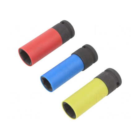 Set Chei Tubulare Hexagonale cu Impact, 3 Bucăți, Oțel | Electronic-mag.ro | Componente Electronice