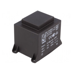 Transformator încapsulat 50VA 230VAC 12V 2083mA | Electronic-mag.ro | Componente Electronice