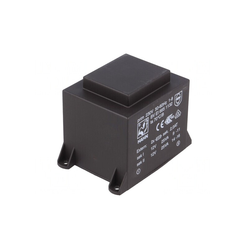 Transformator încapsulat 50VA 230VAC 12V 2083mA | Electronic-mag.ro | Componente Electronice