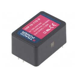 Convertor AC/DC 15W 12VDC TPP 15-112-D | Electronic-mag.ro | Componente Electronice