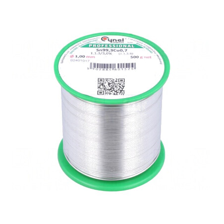 Sârmă de lipit fără plumb 1mm 500g | Electronic-mag.ro | Componente Electronice