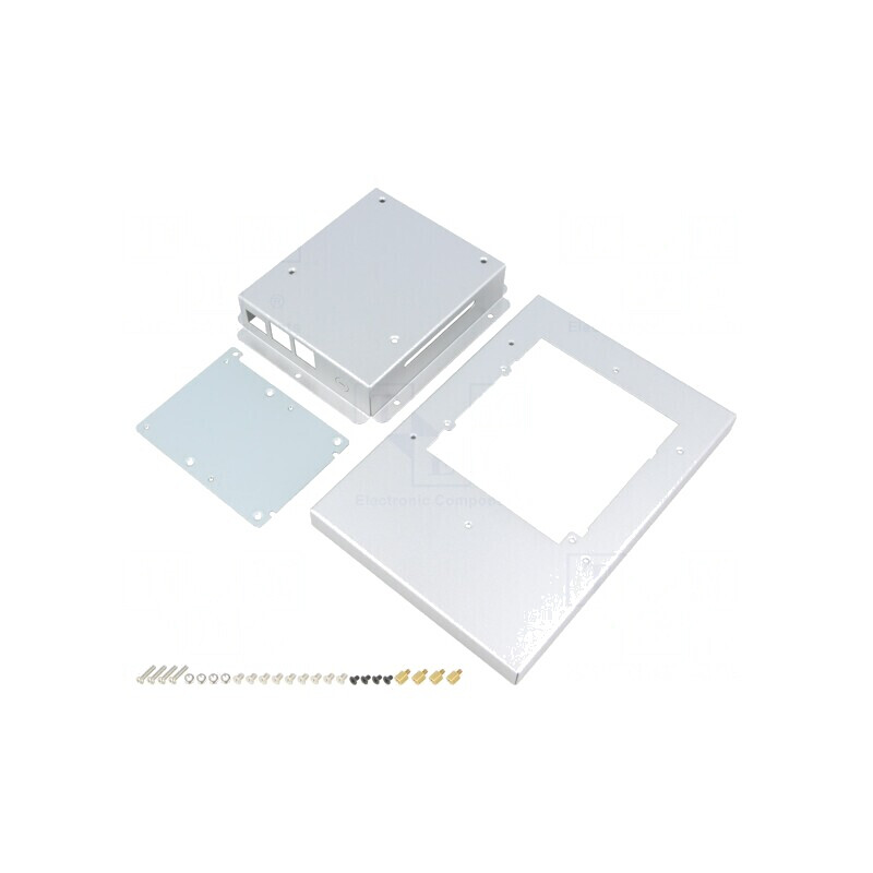 Carcasă pentru afișaj aluminiu neagră | Electronic-mag.ro | Componente Electronice