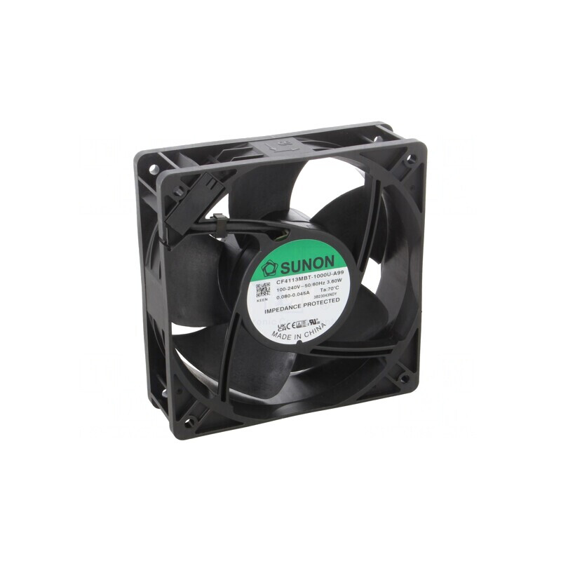 Ventilator axial 230VAC 120x120x38mm 132m3/h 40,2dBA | Electronic-mag.ro | Componente Electronice