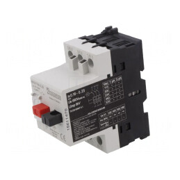Întrerupător Motor Șină DIN 0,16-0,25A IP40 3 Poli | Electronic-mag.ro | Componente Electronice