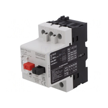 Întrerupător Motor DIN 1,6-2,5A IP40 | Electronic-mag.ro | Componente Electronice