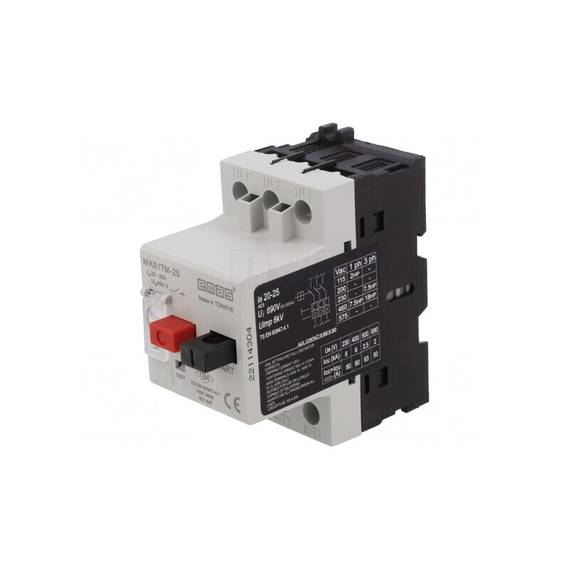 Întrerupător Motor Șină DIN 20-25A IP40 | Electronic-mag.ro | Componente Electronice